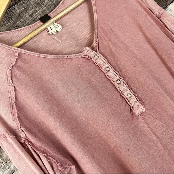 Free People‎ We The Free Sunday Henley Tee - Picture 9 of 9